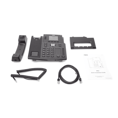 X4U - Teléfono IP Empresarial / 12 Líneas SIP / Pantalla Dual Color / 30 Teclas DSS/BLF / Gigabit PoE / Audio HD Opus