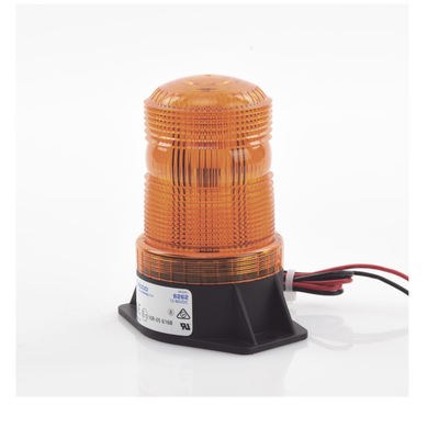 X6262-A - Mini Burbuja LED / Rango 12-80 VCC / IP66/67 / 8 Destellos 70 FPM / SAE J845 Clase III / Montaje Permanente