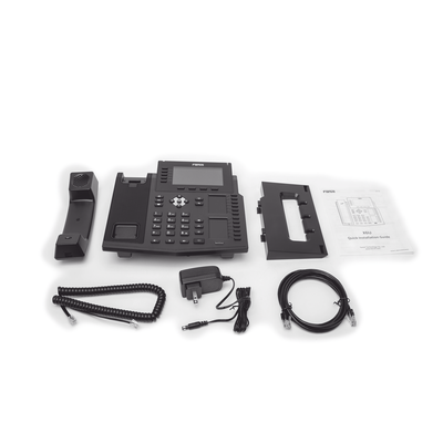 X6U - Teléfono IP Empresarial / 20 Líneas SIP / Triple Pantalla Color / Puertos Gigabit / PoE / Bluetooth / Opus