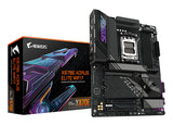 X870E A ELITE WIFI7 - GIGABYTE X870E AORUS ELITE WIFI7 Placa Base - Compatible con CPUs AMD Ryzen 9000, 16+2+2 fases VRM digitales, hasta 8000Hz DDR5 (OC), 3xPCIe 5.0 + 1xPCIe 4.0, Wi-Fi 7, LAN 2.5GbE, USB 4 placas base AMD Zócalo AM5 Zócalo AM5 256 GB