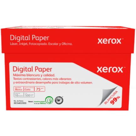 Papel Cortado Xerox Bond Digital Oficio 75gr 99% Blancura (Rojo) C/5000 Hojas