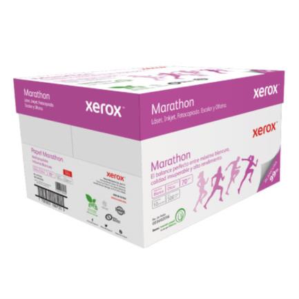 Xerox Papel Bond Marathon 70g/m², 5000 Hojas de Tamaño Oficio, Blancura 99%