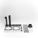 XGAPOLE6M/A - Poste Seccionado para Videovigilancia / 6 m (19.7 ft) / 4 Secciones / Base Ø 140 mm / Soporte PTZ / IP66