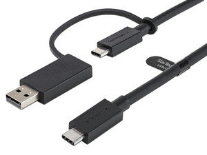Cable StarTech USB-C a USB-A (M-M), 1m, Transferencia Datos 5Gbps, Color Negro