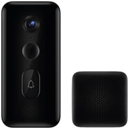 Timbre Xiaomi Smart Doorbell 3 Reconocimiento de Personas Audio Bidireccional Color Negro