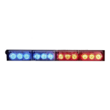 XL127H4RB - Barra de Luz de Advertencia / 4 Módulos LED / Rojo-Azul / 10-16 VCC / 1.03 ft x 1.37 in