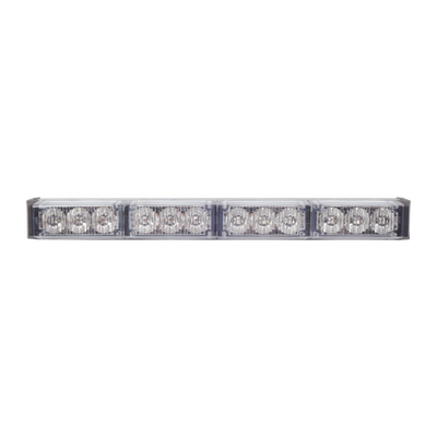 XLL-1084-A - Barra de Luz de Advertencia / 4 Módulos Ámbar / LED Gen III / 11 Patrones de Destello / 10-16 VCC / 3 A Máx. / 31.5 cm