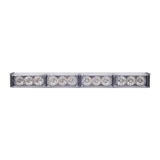XLL-1084-RB - Barra de Luz de Advertencia / 4 Módulos LED / 12 LED Gen III / 11 Patrones de Destello / 10-16 VCC / 3 A Máximo / Uso Interior y Exterior