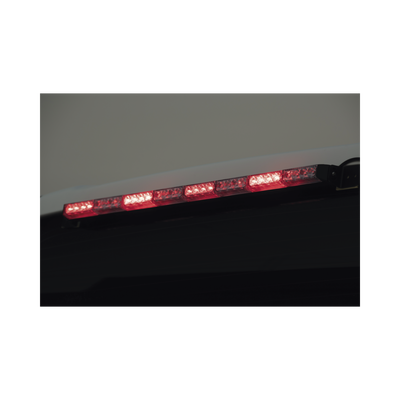 XLL-1084-RB - Barra de Luz de Advertencia / 4 Módulos LED / 12 LED Gen III / 11 Patrones de Destello / 10-16 VCC / 3 A Máximo / Uso Interior y Exterior