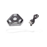 XLTE1985RB - Luz de Advertencia LED / 27 LEDs / 900 Lúmenes / IP67 / 12 Patrones / Batería 20 h / Sincronización Inalámbrica