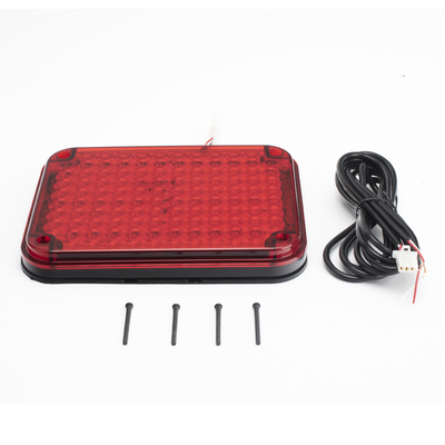 XLTE515RV2 - Luz de Advertencia LED / 104 LED de Alta Intensidad / 9x7 Pulgadas / 12 VCC / 10 Modos de Destello / Color Rojo / Montaje Permanente