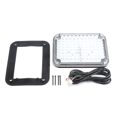 XLTE515RWV2 - Luz de Advertencia LED / 9x7" / Bicolor Rojo/Claro / 104 LED / 12 VCC / 10 Patrones de Destello