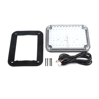 XLTE515WV2 - Luz de Advertencia LED / 104 LEDs / 9x7" / 12 VCC / Montaje Permanente / 2 Patrones de Destello