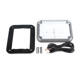 XLTE515WV2 - Luz de Advertencia LED / 104 LEDs / 9x7" / 12 VCC / Montaje Permanente / 2 Patrones de Destello