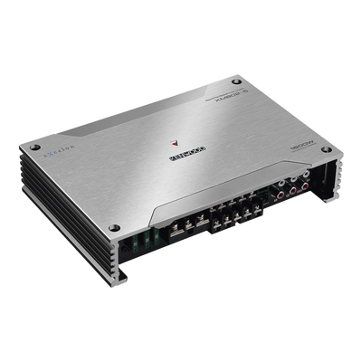 XM802-5 - Amplificador Clase D Marino / 5 Canales / 1600 W Máxima / Hi-Res Audio / Resistente a Niebla Salina / Conexión Unilateral