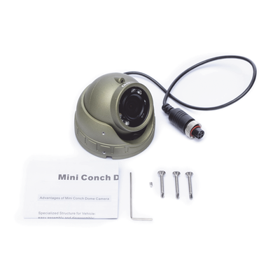 XMRDOME1080 - Cámara Mini Domo AHD / 2 Megapixel / Lente 2.8 mm / IR 3 m (9.8 ft) / Micrófono Integrado / Conector Aviación / Interior