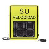XRADAR-IP - Radar Medidor de Velocidad / 3 Dígitos / TCP IP / Doble Relé / Detección Bidireccional / 200 m (656.2 ft)