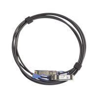 Mikrotik XS+DA0003 Cable de fibra óptica e InfiniBand 3 m SFP/SFP+/SFP28 Negro
