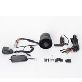XYD50 - Sirena/Bocina Compacta / 50 W / 119 dB / 12 VCD / Aleación de Aluminio / 4.3 x 5 pulgadas