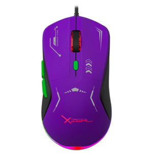 XZEAL XZ-401 ratón Juego mano derecha USB tipo A Óptico 7200 DPI