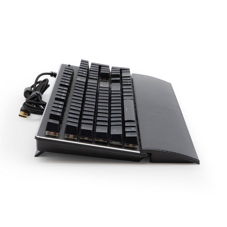 Teclado Gamer Yeyian YAT1803 Flare Serie 2000 Switch Rojo RGB, Retroiluminación, Teclas Mecánicas, Anti-Ghosting, Cable Trenzado, 104 Teclas