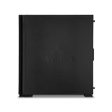 Gabinete Yeyian Lancer ATX Media Torre Mesh con 4 Ventiladores y Panel Lateral de Vidrio Templado - Negro