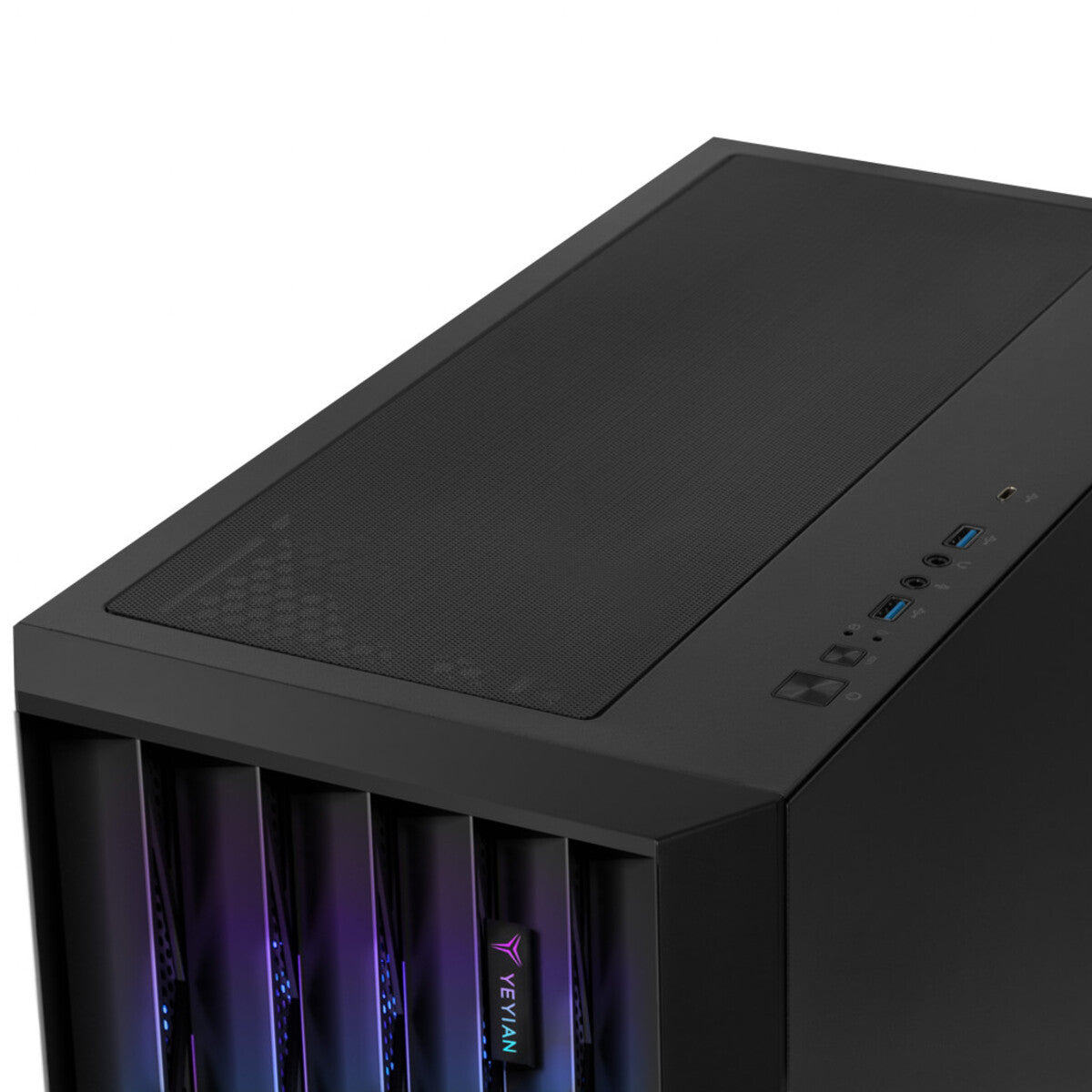 Gabinete Yeyian Gamer Phoenix Cris / Torre Media / USB 3.0 / 4 Ventiladores / RGB