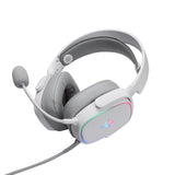 Diadema Gamer Yeyian YDG-33406 Proud Serie 3500 RGB 3.5mm Micro Blanco, Sonido Envolvente 7.1, Micrófono con Cancelación de Ruido