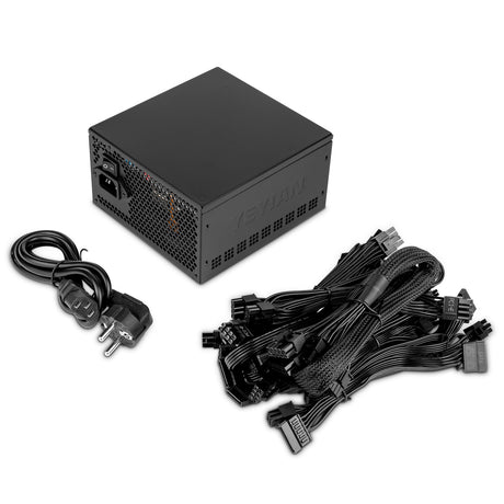 Fuente de Poder Yeyian Pegasus 850W 80 Plus Gold ATX 12V 3.0, Eficiencia Energética, Alto Rendimiento, Certificación Gold