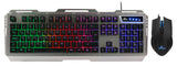 Yeyian PHOENIX 3000 teclado Ratón incluido Juego USB Negro, Alámbrico, YKP-20706