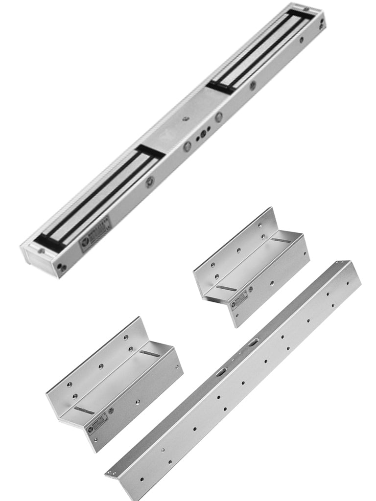 Cerradura Magnética Led YM180NDLED - 180Kg / 350Lb / Doble Voltaje / Madera, Vidrio, Metálica / Alta Resistencia / Instalación Fácil