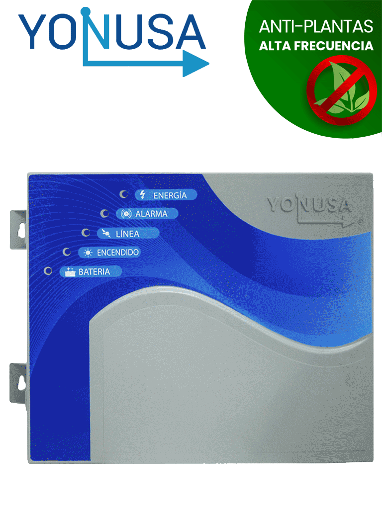 Energizador Alta Frecuencia Cerco Eléctrico 10,000V, 10,000m Cobertura, 2 Zonas Cableadas, WiFi.