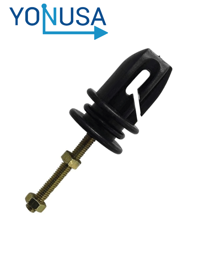 Aislador para cercos eléctricos YONUSA AP401 - 3 en 1, Paso, Esquina, Tensor / Resistente a corrosión / 70-120 Kgs