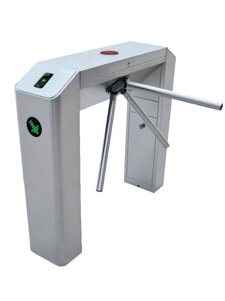 Torniquete Bidireccional ZKTECO TS2022PRO Acero SUS304 50cm 110V LED FR1200 InBio260 - 25 a 48 Pers/Min