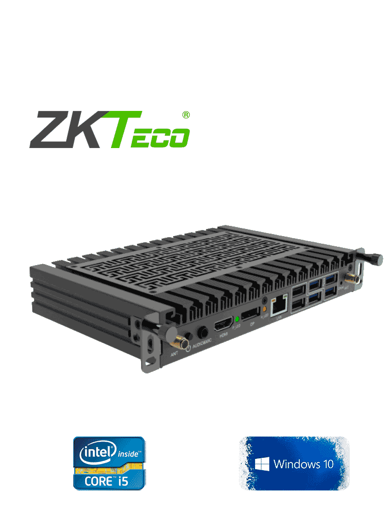 Módulo OPS ZKTECO OPS8581 Intel Core I5 8GB DDR RAM 128GB SSD HDMI DP RJ45