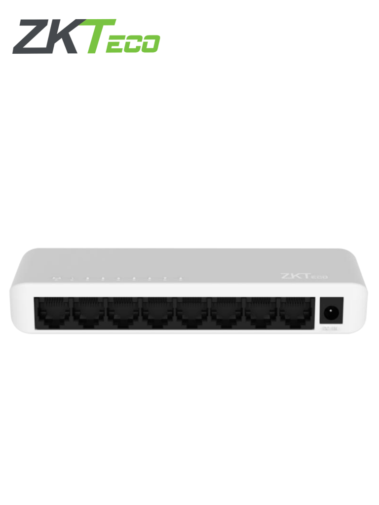 Switch ZKTECO ESE85G de 8 Puertos Gigabit Ethernet Compacto con Auto MDI/MDIX y Carcasa de Plástico