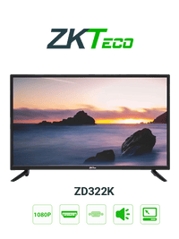 ZKTeco ZD32-2K pantalla para PC 81,3 cm (32") 1920 x 1080 Pixeles Full HD LED Plata