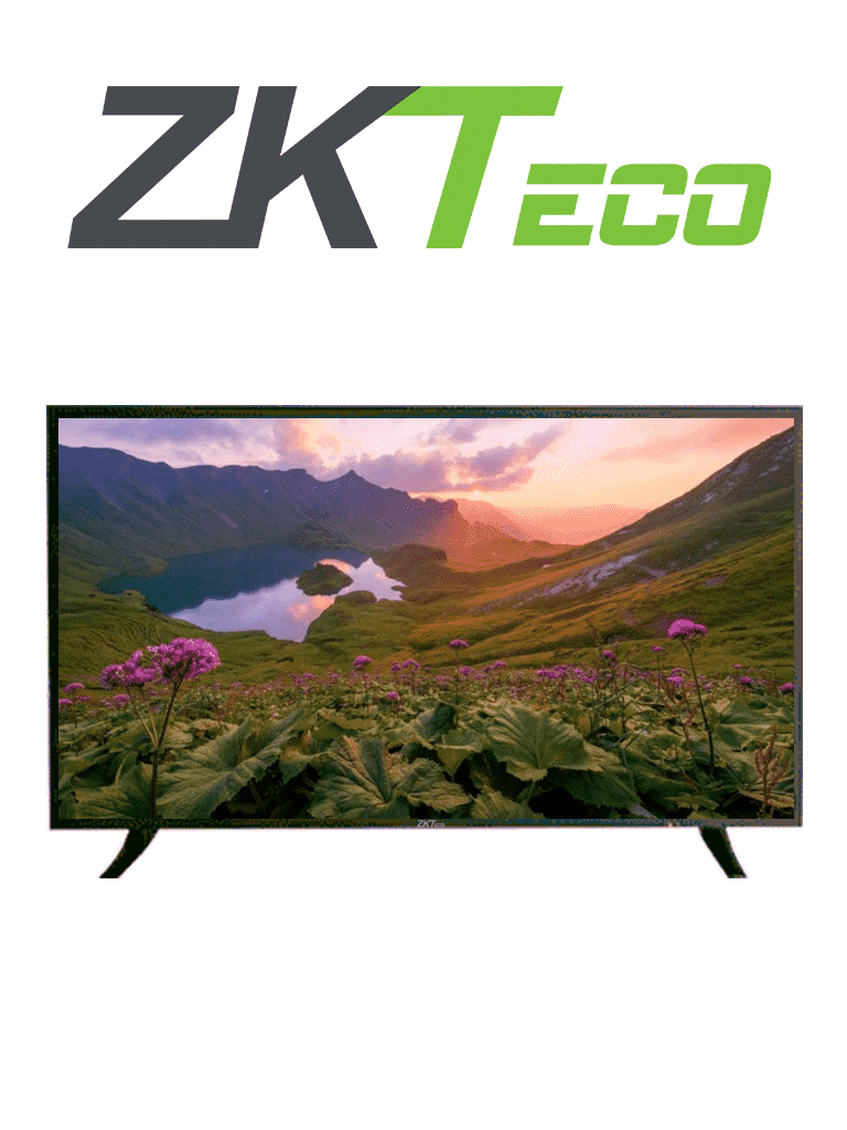4k-monitor led uhd de 50 pulgadas / resolución 3840 x 2160 / √ångulo de visión horizontal 170¬∞ / 2 entradas de video hdmi y 1 vga / tiempo de respuesta 5ms / ZKTECO ZD50-4K