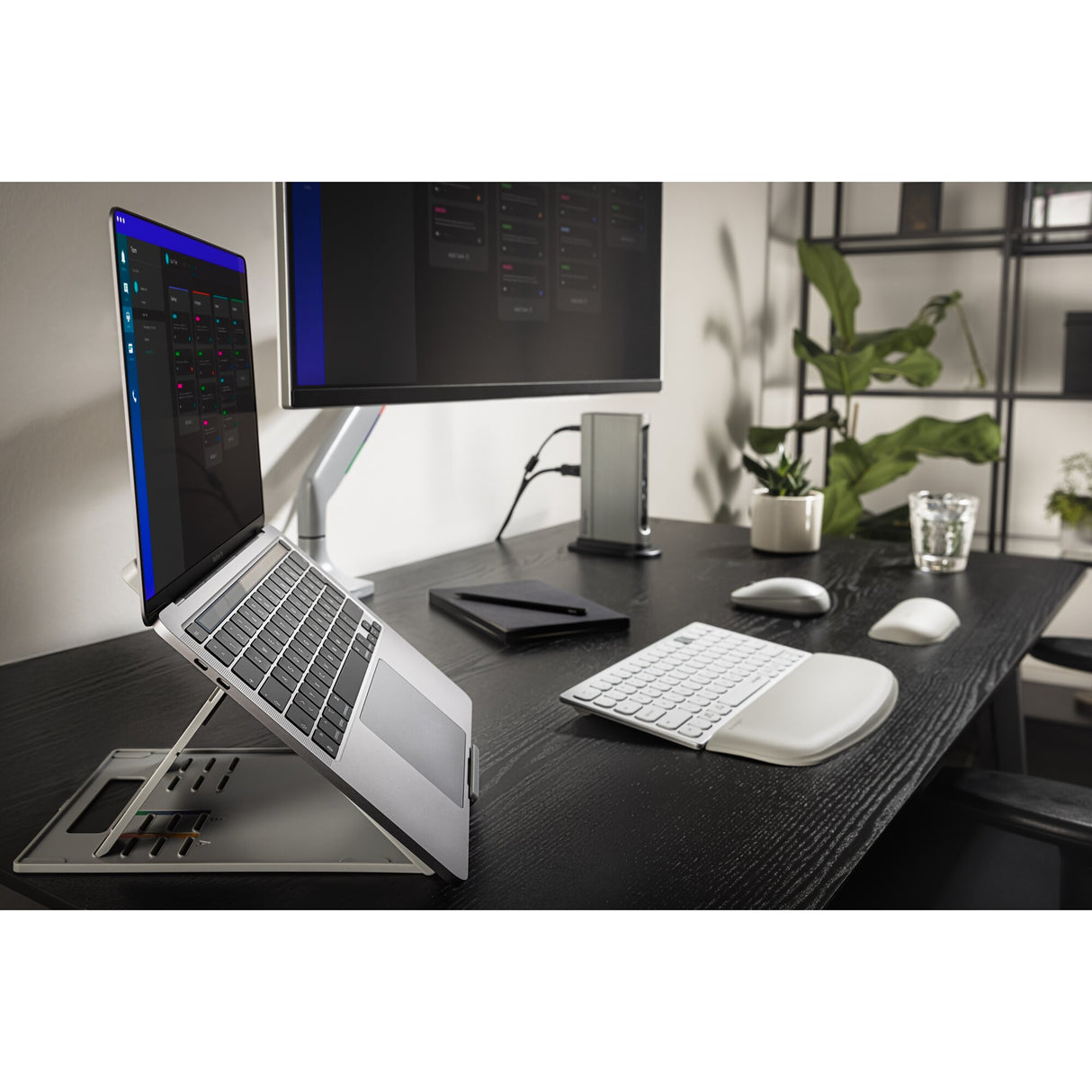 Kensington Brazo SmartFit de altura ajustable con un toque para monitor individual Monitor Gris