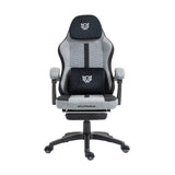 Balam Rush BR-940757 silla para videojuegos Silla universal para juegos Asiento acolchado tapizado Gris, 120 kg, Respald