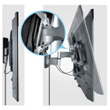 StarTech.com Soporte VESA de Pared de Servicio Pesado para TV Pantalla de Hasta 100" - Soporte Articulado de 85kg d