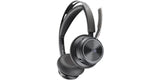 HP Poly Auriculares Poly Voyager Focus 2 USB-C-C con certificación Microsoft Teams + adaptador USB-C/A Auriculares Auric