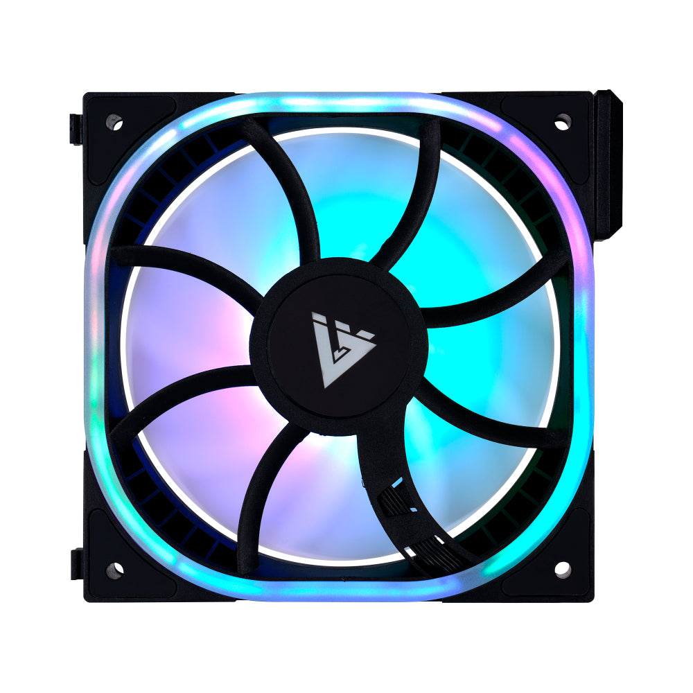VORAGO Ventilador GAME FACTOR FG500-BK, 3 Velocidades, 50W, Silencioso