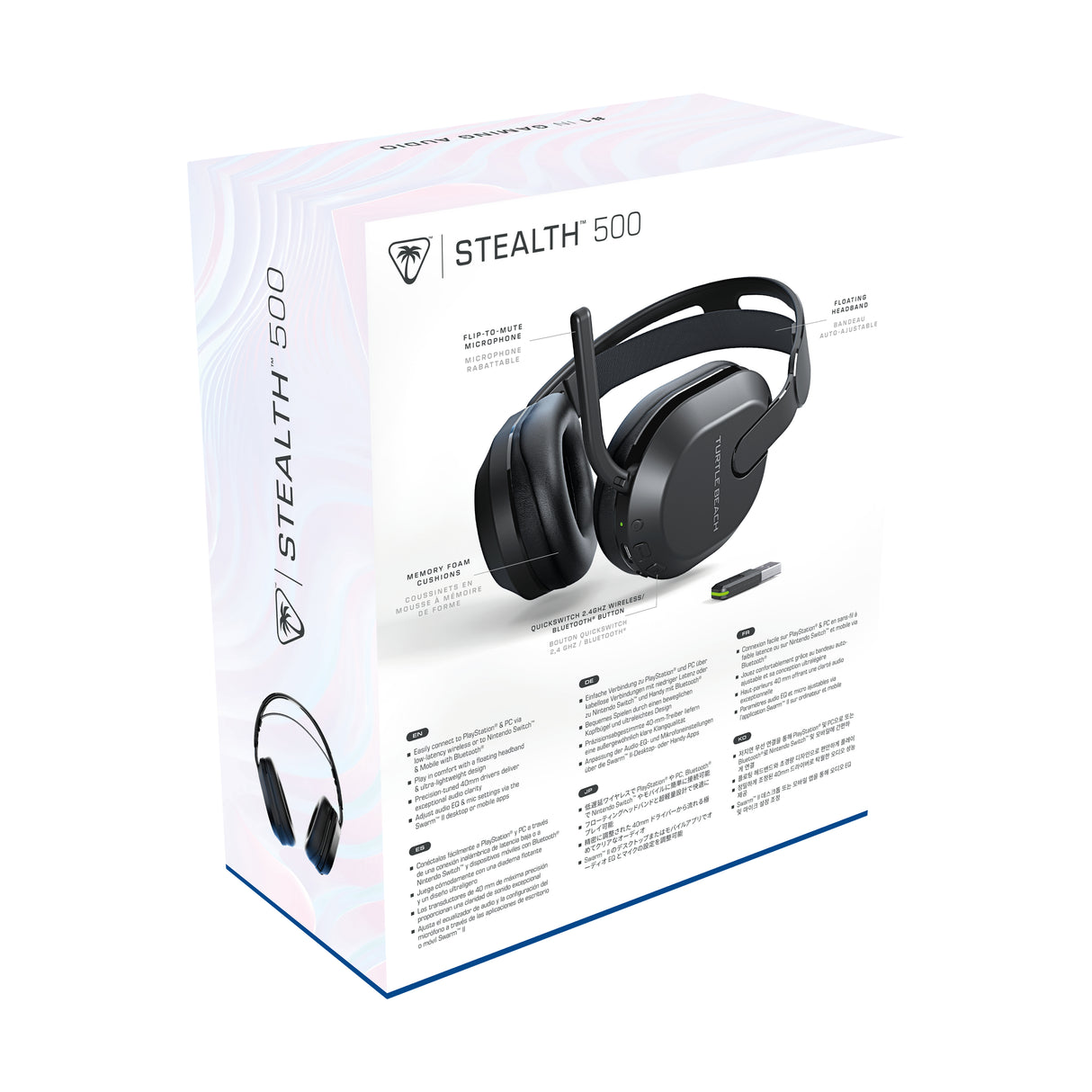 Audífonos Turtle Beach EarForce Stealth 500 Gen 3 Diadema Inalámbricos BT 5.2+2.4GHz PlayStation Negro