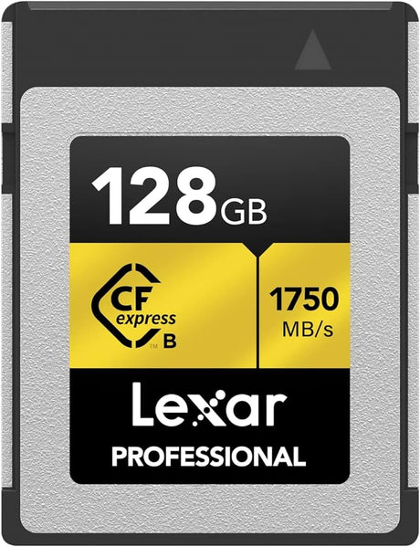Lexar LCXEXPR128G-RNENG memoria flash 128 GB CFexpress tipo B, 1900 MB/s, 1500 MB/s, Plata