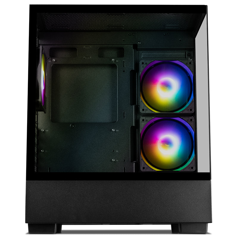 Getttech Fish Tank GCM-550AC-02 Mini Tower Negro 550 W, Micro ATX, Mini-ITX, SPCC
