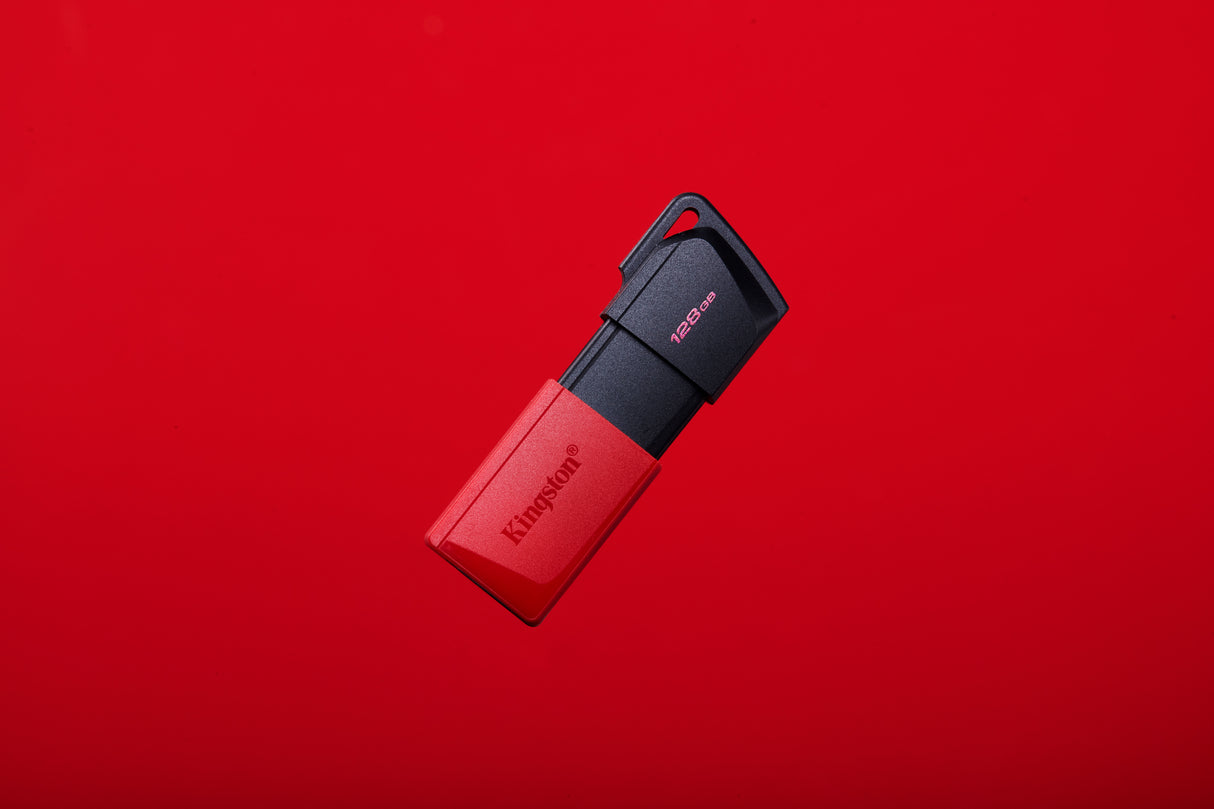 Kingston Technology 128GB USB3.2 Gen1 DataTraveler Exodia M (Negro + Rojo) Memoria Flash 128 GB USB tipo A 3.2 Gen 1 (3.1 Gen 1) Deslizar