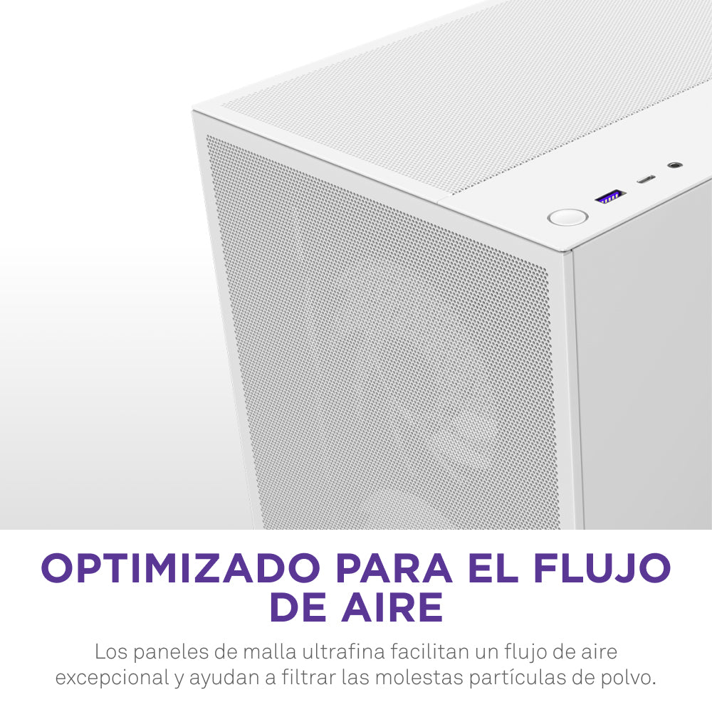 NZXT H5 Flow RGB Midi Tower Blanco