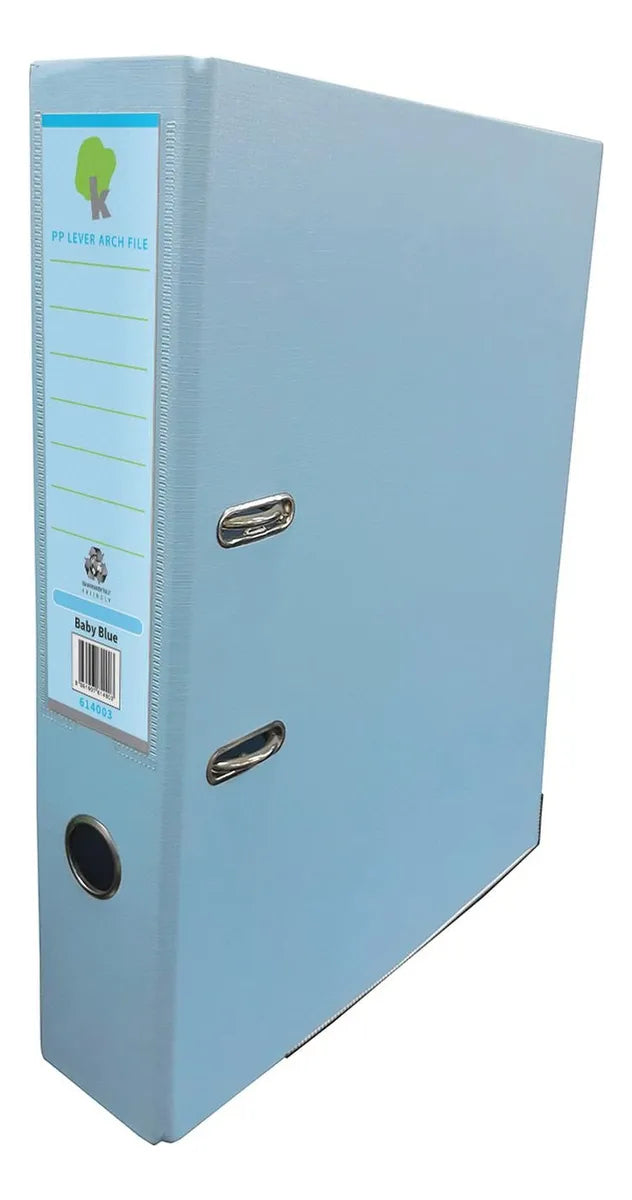 Techmakro KITCARP25AZP carpeta Cartón, Cloruro de polivinilo (PVC) Azul claro Carta, Folder de archivo convencional, Mat