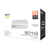Nexxt Solutions NSW-N501G switch Gigabit Ethernet (10/100/1000) Blanco